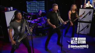 Metallica quotMaster of Puppetsquot Live on the Howard Stern Show [upl. by Anayd401]