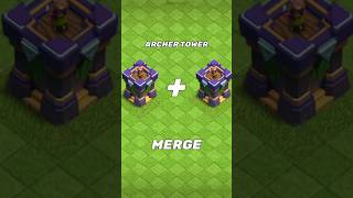 ARCHER TOWER BECOME MULTIARCHER TOWER  CLASH OF CLANS clashofclans clashofclansindonesia coc [upl. by Rukna934]