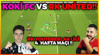 RK YOUTUBERLAR LİGİ 4HAFTA MAÇI  KIRAN KIRANA MÜCADELE  eFootball Mobile 2024 [upl. by Ellesig]