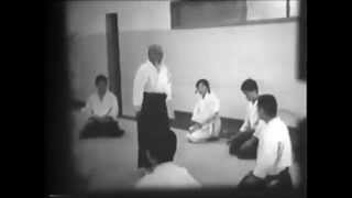 Founder of Aikido Morihei Ueshiba O Sensei 1968 part 23 from an 8mm film discovered in 2014 [upl. by Dachi661]