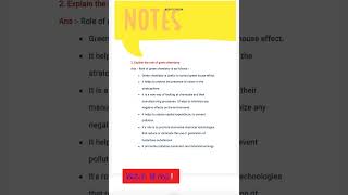 16 Green chemistry and Nanochemistry  Important Questions  With answers  Class 12  Chemistry [upl. by Enelhtac403]