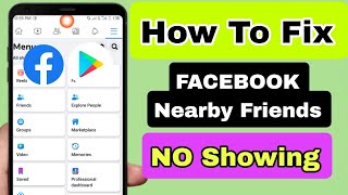 How To Fix Facebook Nearby Friends Option Not Showing 2023  Nearby Friends Facebook Not Working [upl. by Taro]