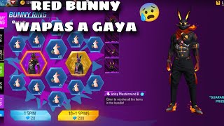 Bunny Ring Spin Free Fire  Bunny Ring Event  Red Bunny Ring Free Fire  Free Fire New Event Today [upl. by Nigam]