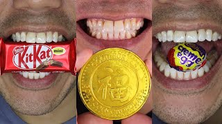 The Most Satisfying Chocolate and Candy ASMR 🙄 long satisfying compilation [upl. by Sonnnie]