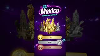 🇲🇽 𝐌𝐄𝐗𝐈𝐂𝐎 weekly tournament TOP 3 poker pokerist onlinepoker gaming game mexico top3 [upl. by Aisatan634]