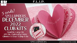 FLIP  Spellbinders December 2022 Club Kits [upl. by Odelinda]