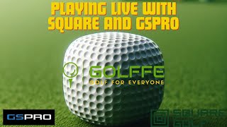 Live Gspro and Square Launch Monitor on the SGT Joe Lagowski tour [upl. by Ardnusal435]