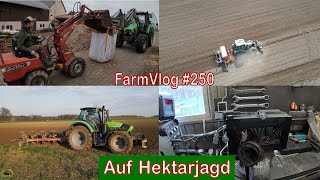 Farmvlog 250 Endlich Sommergerste säen  Lenksystem transportabel machen [upl. by Ahsertal]