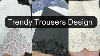 trending trousers bottom design for ladies trouserdesign bottomdesign fashion [upl. by Tessi543]