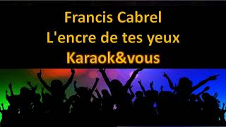 Cours de guitare  Francis Cabrel  Lencre de tes yeux Bonus  version capo [upl. by Iveson]