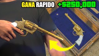 COMO GANAR 250000 RAPIDOS Y FACILES  REVOLVE de ORO en GTA 5 ONLINE  LA BÚSQUEDA DEL TESORO [upl. by Mortensen]