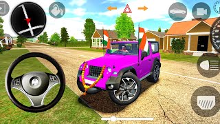 Dollar Songs Indian Car Simulator 3D Game 😈 Mahindra Modified Thar Android Gameplay [upl. by Enirak943]