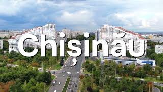 4K Aerial drone view of Chisinau Moldova [upl. by Reizarf476]