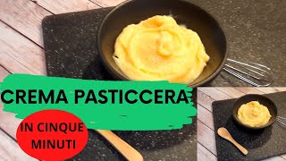 CREMA PASTICCERA la mia ricetta facile pronta in 5 minuti short [upl. by Eanert]