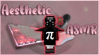 Aesthetic Keyboard  Mouse Sounds ASMR Hypixel Doubles Bedwars [upl. by Nnylassej827]