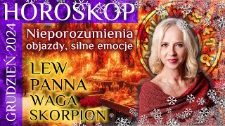 🌞 💓Horoskop grudzień 2024  LEW PANNA WAGA SKORPION Mars retro 71224 – 24225 [upl. by Aihsotan]