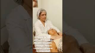 Limpieza facial premium  masajes faciales cuidarse no tiene edad limpiezasfaciales relax [upl. by Izaak]