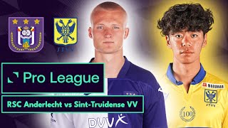 RSC Anderlecht 10 SintTruidense VV  Pro League  LIVE [upl. by Rabin]