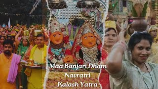 Navratri  Banjari Dham  Kalash Yatra  Maha Aarti  Bhandara  Date 02102024 [upl. by Siuqram]