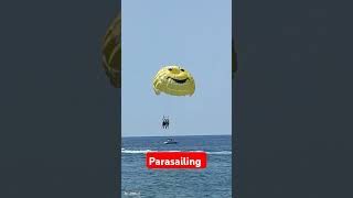 Parasailing in Salou Spain shorts parasailing [upl. by Ardnikat]