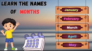 Learn the Names of Months  January to December [upl. by Obla]