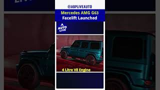 Mercedes AMG G63 Facelift Launched  Auto Live [upl. by Ettevy]