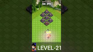 Max level spiky ball vs all levels cannon clashofclans shorts trending youtube clashroyale [upl. by Jamaal]