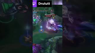 Drututt Caitlyn 1v9 leagueoflegends leagueoflegendsclips twitchclips [upl. by Enyawd]