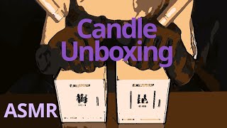 ASMR Satin Gloves  Porcelain Candle Unboxing [upl. by Tdnerb681]