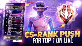 cs Top 1 Grandmaster Free Fire Push Is On Nonstopgaming classyprashant live [upl. by Dloraj]