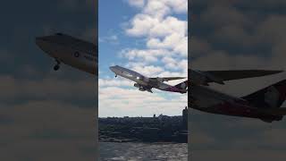 beautiful view of airplanes when landing eps1757 [upl. by Mariande]