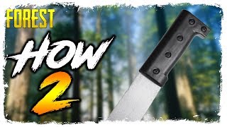 The Forest  HOW TO FIND THE MACHETE  Updated Location [upl. by Artur]