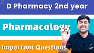 Pharmacology D Pharma 2nd Year Important Question  pharmacology d pharma 2nd year Imp Question [upl. by Aryaz24]