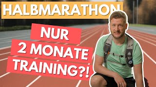 HALBMARATHON nach 2 Monaten TRAINING  Lauftraining Probelauf und Wettkampf Selbstexperiment 2024 [upl. by Vincentia]