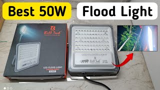 Best 50W LED Flood Lights indor amp Outdoor Testing Unboxing amp Review 🤩 [upl. by Rilda435]