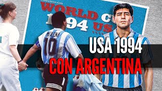 ¡MARADONA JUGANDO EN MUNDIAL DE USA 94 CON ARGENTINA [upl. by Capp]