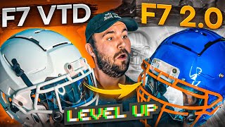 Worth the Upgrade Schutt F7 20 VS VTD Helmet Review [upl. by Etnecniv]