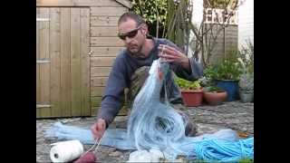 Making a gill net  Coastal Survival  Fraser Christian [upl. by Atirat]