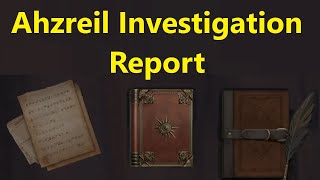 Ahzreil Investigation Report  27 Ornate Coin  Throne And Liberty Collection [upl. by Reisch978]