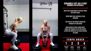 Straddle Lift 1 amp 14 Reps [upl. by Jennica131]