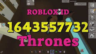 THRONES Roblox Song Codes [upl. by Assiroc5]