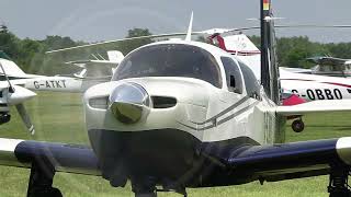 Mooney M20J  DEABY  Sywell AeroExpo UK  Sat 10th Jun 2023 [upl. by Chandra]