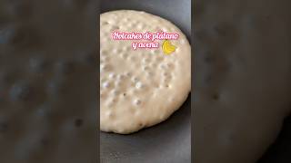 Hotcakes de plátano y avena 🥞 [upl. by Gillett]