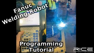 Fanuc Welding Robot Programming [upl. by Ybbil]