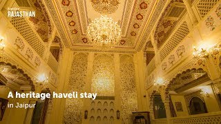 A heritage haveli stay in Jaipur [upl. by Arammahs886]