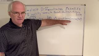 Implicit Differentiation Examples I [upl. by Ieluuk944]