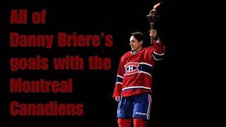 All of Danny Brieres goals with the Montreal Canadiens [upl. by Ayotac907]