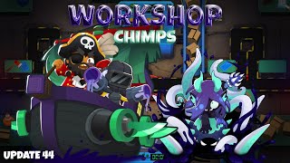 EASY Workshop CHIMPS Black Border Guide Super Pirate with New Buffs BTD6 [upl. by Lynch]