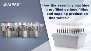 How the assembly machine in prefilled syringe filling and capping production line works [upl. by Selinski]