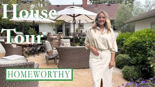 HOUSE TOUR  A Nancy MeyersInspired Cottage with Gorgeous Gardens in Laguna Beach California [upl. by Laniger]